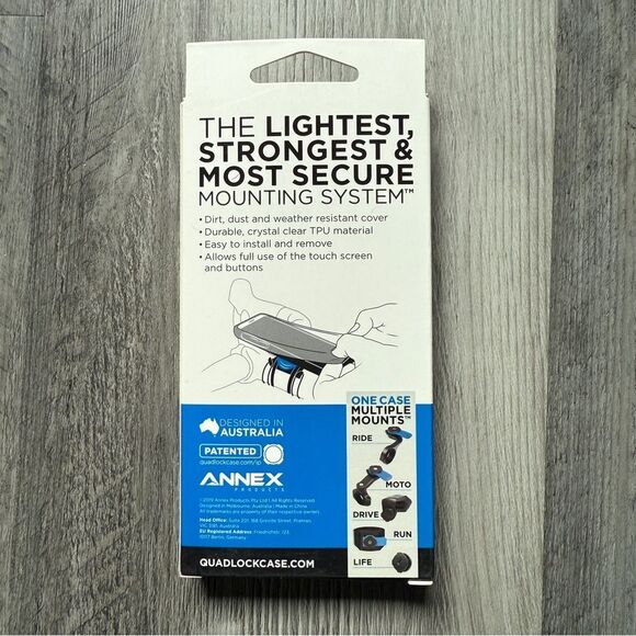 Quad Lock iPhone 11 Pro Poncho Clear NEW In Box - Picture 3 of 6